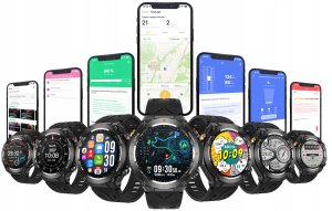 SMARTWATCH MĘSKI ZEGAREK FUNKCJA GPS ROZMOWY CIŚNIENIE 650mAh SMART WATCH 3