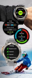 SMARTWATCH ZEGAREK MĘSKI GPS MENU PL WODOODPORNY ROZMOWY SPORT SMART WATCH 11