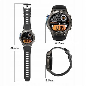 SMARTWATCH ZEGAREK MĘSKI GPS MENU PL WODOODPORNY ROZMOWY SPORT SMART WATCH 13