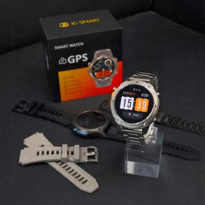 SMARTWATCH ZEGAREK MĘSKI GPS MENU PL WODOODPORNY ROZMOWY SPORT SMART WATCH 5