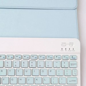 Etui z klawiaturą Bluetooth do Lenovo Tab P12 TB-370 (Niebieskie) 6