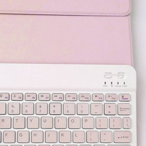 Etui z klawiaturą Bluetooth do Lenovo Tab P12 TB-370 (Różowe) 4