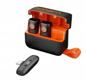 Mikrofon Hohem 2x Mikrofon Bezprzewodowy + Etui Ładujące 2TX 1RX / Mic-01 / USB-C TYPE-C 3