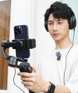 Mikrofon Hohem 2x Mikrofon Bezprzewodowy + Etui Ładujące 2TX 1RX / Mic-01 / USB-C TYPE-C 9