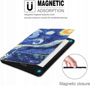 Etui na Kindle 10 2019 6" - Van Gogh Gwiaździsta Noc Pokrowiec 5