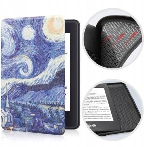 Etui na Kindle 10 2019 6" - Van Gogh Gwiaździsta Noc Pokrowiec 8