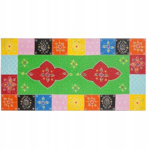 Biurko vidaXL Czerwone 100 cm x 50 cm 5