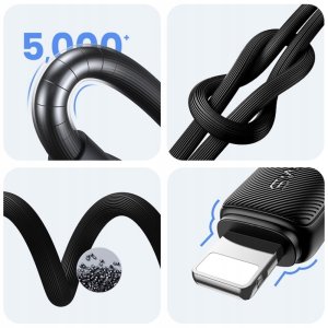 Kabel USB Usams USB-A - Lightning 2 m Biały 8