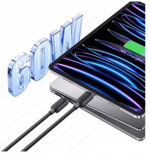 Kabel USB Usams USB-C - USB-C 2 m Biały 10