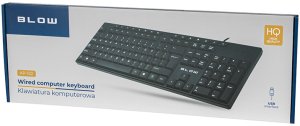 84-226# Klawiatura blow kp-122 usb czarna 9