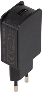 76-032# Ładowarka sieciowa gniazdo usb 2a czarna 27