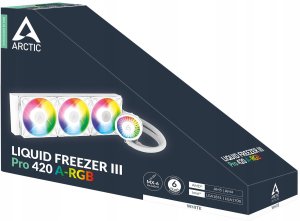 Chłodzenie wodne Arctic Liquid Freezer III Pro 420 A-RGB Białe (ACFRE00189A) 6