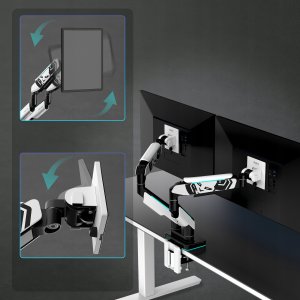 Diablo Chairs Uchwyt biurkowy na 2 monitory do 35" (1875) 5