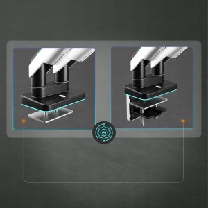 Diablo Chairs Uchwyt biurkowy na 2 monitory do 35" (1875) 7