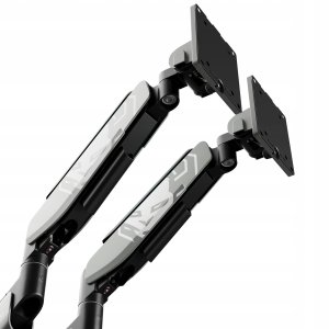 Podwójny uchwyt na monitory 49 cali, szaro-czarny RGB X-Arm Dual 9