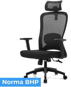 Krzesło biurowe Angel grOm Czarne 10