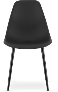 Krzesło skandynawskie czarne WAT 4 szt. do kuchni biuro jadalni loft 7