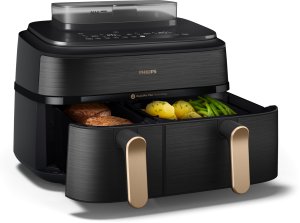 Frytkownica beztłuszczowa Philips Ovi Dual Basket NA552/00 4