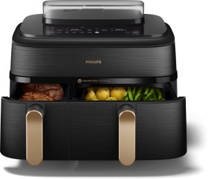 Frytkownica beztłuszczowa Philips Ovi Dual Basket NA552/00 5