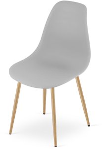 Krzesło skandynawskie szare WAT nowoczesne do kuchni jadalni biuro loft 3