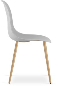 Krzesło skandynawskie szare WAT nowoczesne do kuchni jadalni biuro loft 6