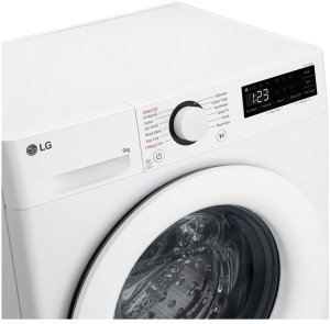 Pralka LG F2WR509SWW Washing machine, A, Front loading, Washing capacity 9 kg, Depth 47.5 cm, 1160 RPM, White 3