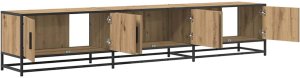 vidaXL Szafka pod telewizor dąb artisan 210 x 35 x 41 cm 5