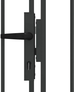 vidaXL Bramka ogrodzeniowa Inny Szary 300 x 150 cm Stal 5