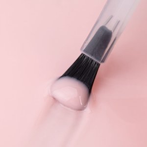 MOLLY NAILS_S.O.S. Antidotum Rubber Base baza kauczukowa do manicure pedicure i ozdób Powder Pink 10g 4