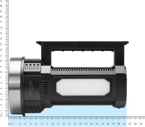Montis Latarka - Szperacz akumulatorowy LED 20W MT146 Czarny Latarka ręczna 7