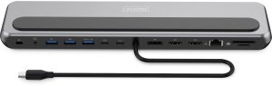 Digitus Stacja dokująca USB-C 8K, 12-portowa 2