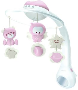 Infantino Muzyczna karuzelka 3w1 pudrowy róż B-kids 2