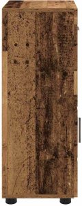 vidaXL Szafka Łazienkowa z drzwiami Stare drewno 37 x 31.5 x 82 cm 7