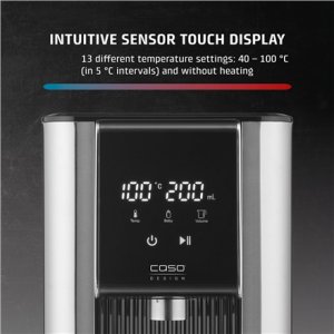 Czajnik Caso Turbo hot water dispenser | HW 620 | Vanduo Dispenser | 2600 W | 2.5 L | Plastic/Stainless Steel | czarny/Stainless Steel 3