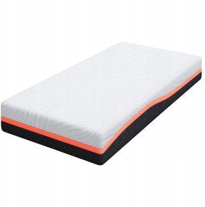 Materac Biały, Szary 100 x 200 cm Pianka Lumarko! 4