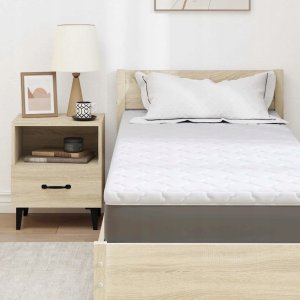 vidaXL Podkłady na materac Biały 80 x 200 cm Poliester Lumarko! 7