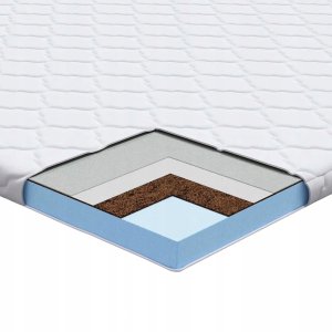 vidaXL Podkłady na materac Biały 80 x 200 cm Poliester Lumarko! 10