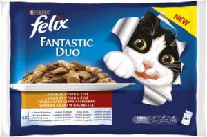 Nestle Felix 4x100g Pakiet Duo Wiejskie Smaki W Galaretce 1