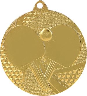 Tryumf Medal złoty- tenis stołowy - medal stalowy (MMC7750/G) 2