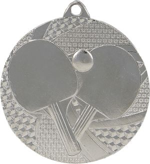 Tryumf Medal srebrny- tenis stołowy - medal stalowy (MMC7750/S) 1