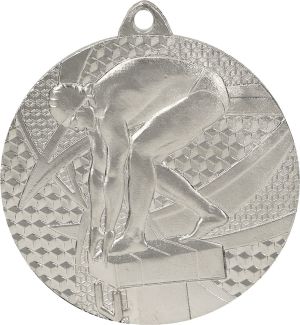 Tryumf Medal srebrny- pływanie - medal stalowy (MMC7450/S) 1