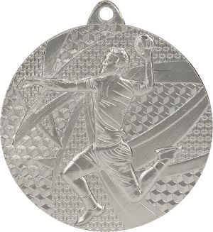 Tryumf Medal srebrny- piłka ręczna - medal stalowy (MMC7550/S) 1