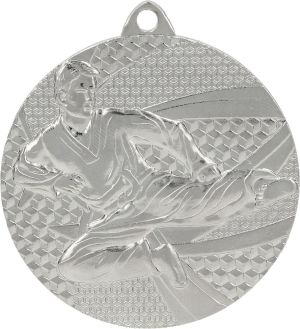 Tryumf Medal srebrny- karate - medal stalowy (MMC6650/S) 1
