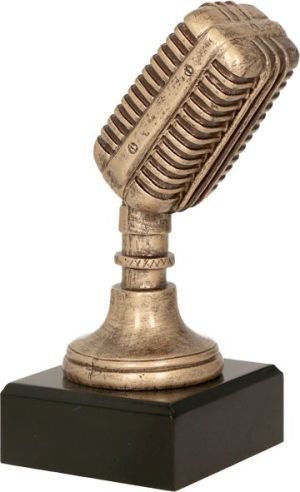 Tryumf Figurka odlewana - mikrofon (RFST2079/BR) 1