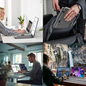 Teamgee TG-S1 Pro Max 2K Przenośny Monitor 14'' podwójne rozszerzenie LCD 4