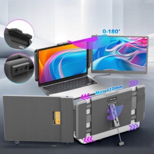 Teamgee TG-S1 Pro Max 2K Przenośny Monitor 14'' podwójne rozszerzenie LCD 7