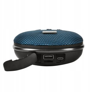 GŁOŚNIK BLUETOOTH MAŁY OKRĄGŁY TG112 CZARNY 15