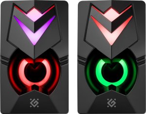 GŁOŚNIKI DEFENDER J4 2.0 6W LED USB CZARNE 3