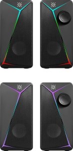 GŁOŚNIKI DEFENDER J5 2.0 6W LED USB CZARNE 4