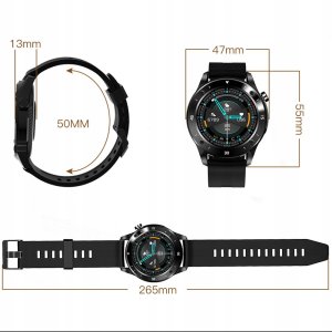 SMART WATCH SILICONE F22 BLACK 12